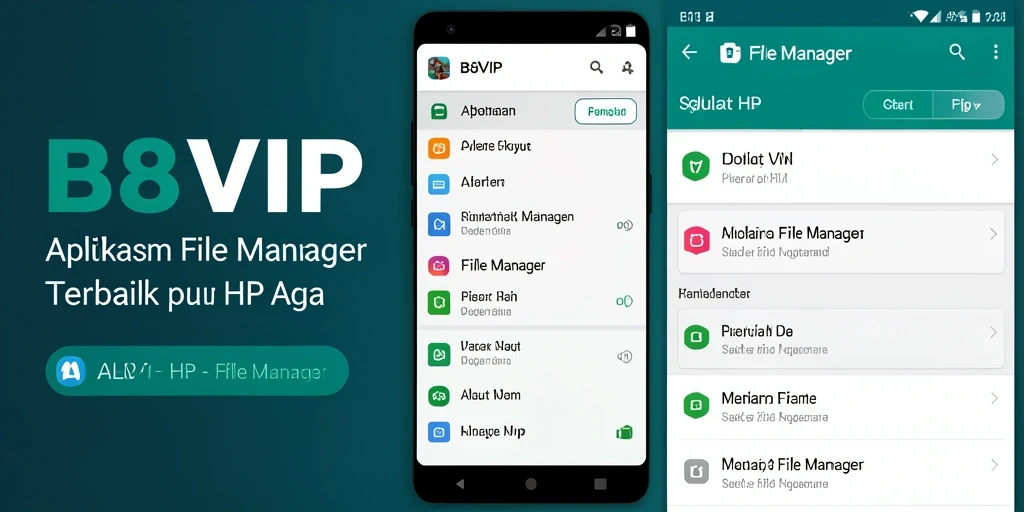 Tampilan antarmuka pengguna aplikasi B8VIP yang sederhana dan fungsional.