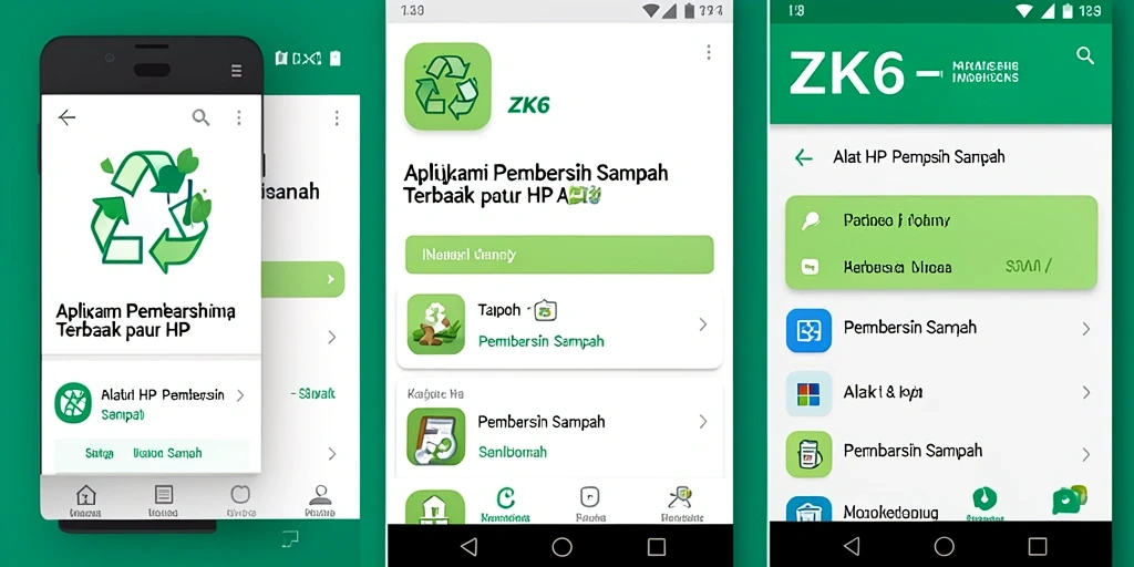 Tampilan antarmuka ZK6 yang sederhana dan fungsional.